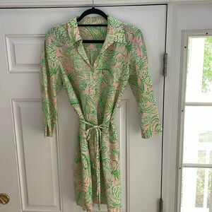 Lilly Pulitzer Pilar Linen Dress Medium